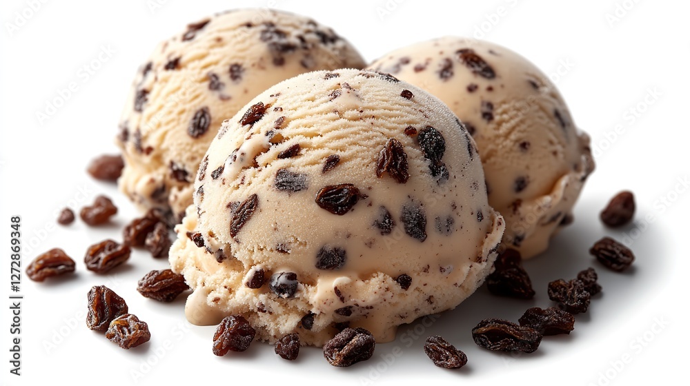 delicious rum raisin ice cream png with transparent background for food photography digital art,culinary design projects delicious rum raisin ice cream png with transparent background for food photography digital art,culinary design projects