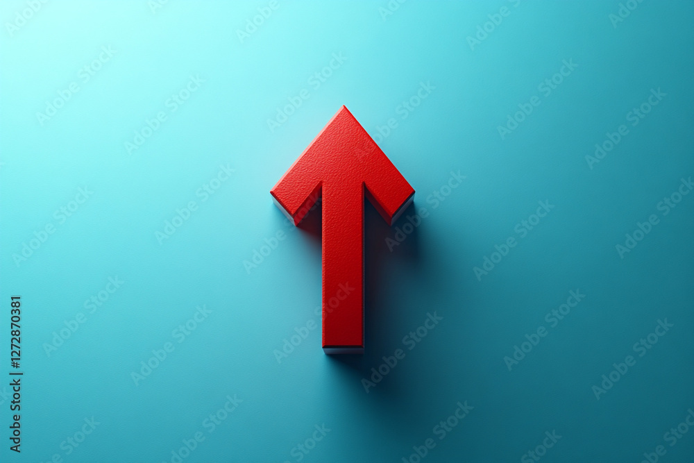 Arrows pointing up and down symbolizing growth and direction in business Arrows pointing up and down symbolizing growth and direction in business