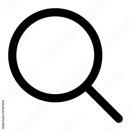 loupe icon for illustration