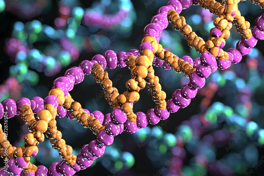 DNA helix structure, science background DNA helix structure, science background