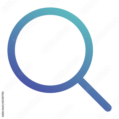 loupe icon for illustration