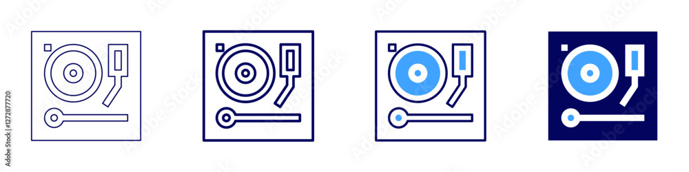Hybrid device icon in 4 different styles. Thin Line, Line, Bold Line, Duotone. Duotone style. Editable stroke Hybrid device icon in 4 different styles. Thin Line, Line, Bold Line, Duotone. Duotone style. Editable stroke
