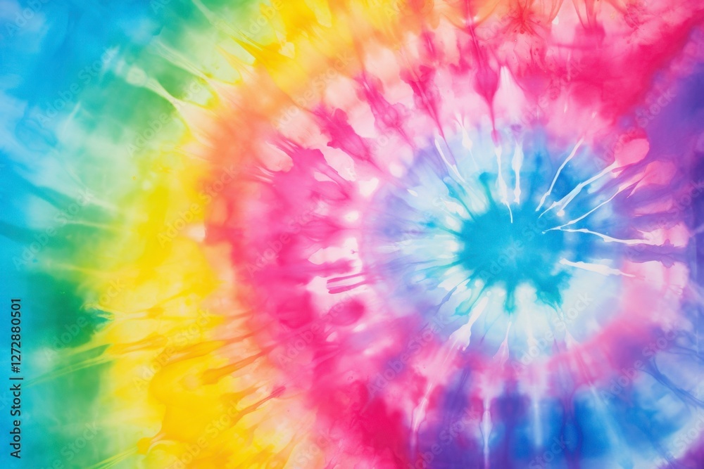 Vibrant Tie-Dye Pattern with Swirls of Colorful Pastels Vibrant Tie-Dye Pattern with Swirls of Colorful Pastels