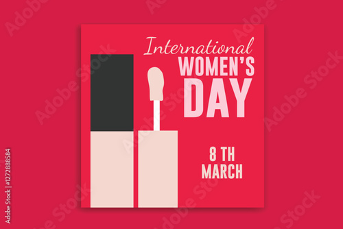 women's day social media template design
