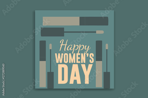 women's day social media template design