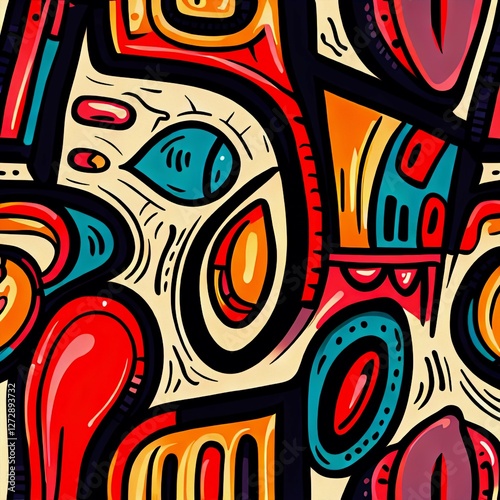 Neotribal Pop Art Vibrant Patterns