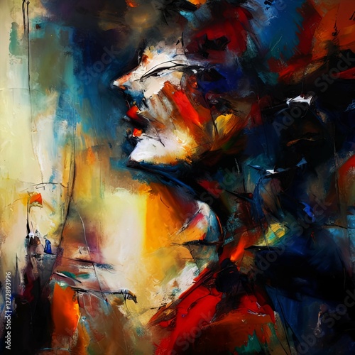 Expressionism Portrait Abstract Overlays