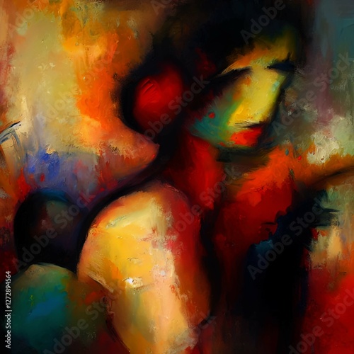 Expressionism Portrait Abstract Overlays