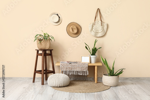 Cozy home interior with mod...