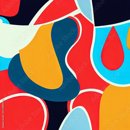 Pop Art Abstract Patterns Backgrounds