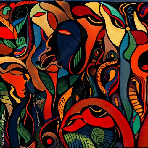 Art Nouveau Organic Forms Concept Art