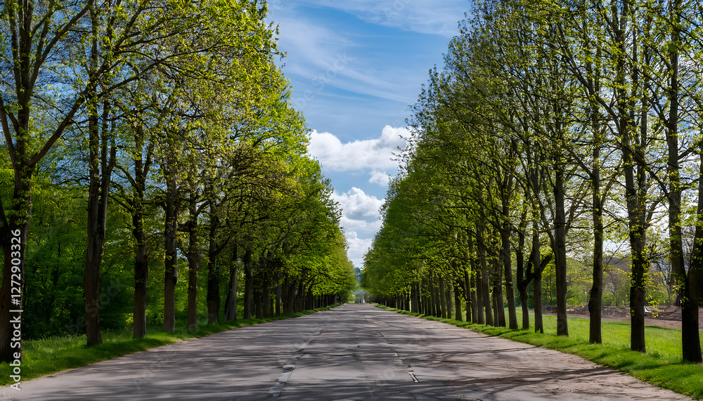 Obraz premium 並木道