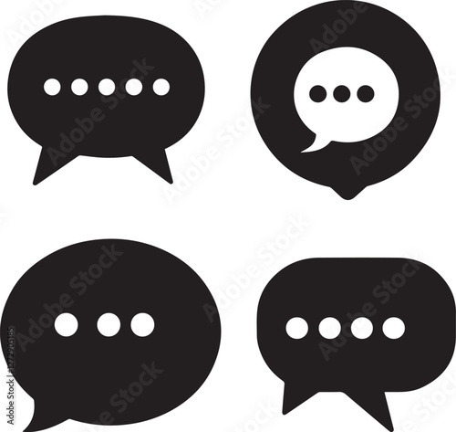 Silhouette of a Generic Social media Icon