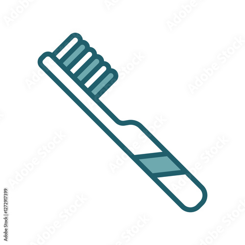 toothbrush icon vector design template simple and clean