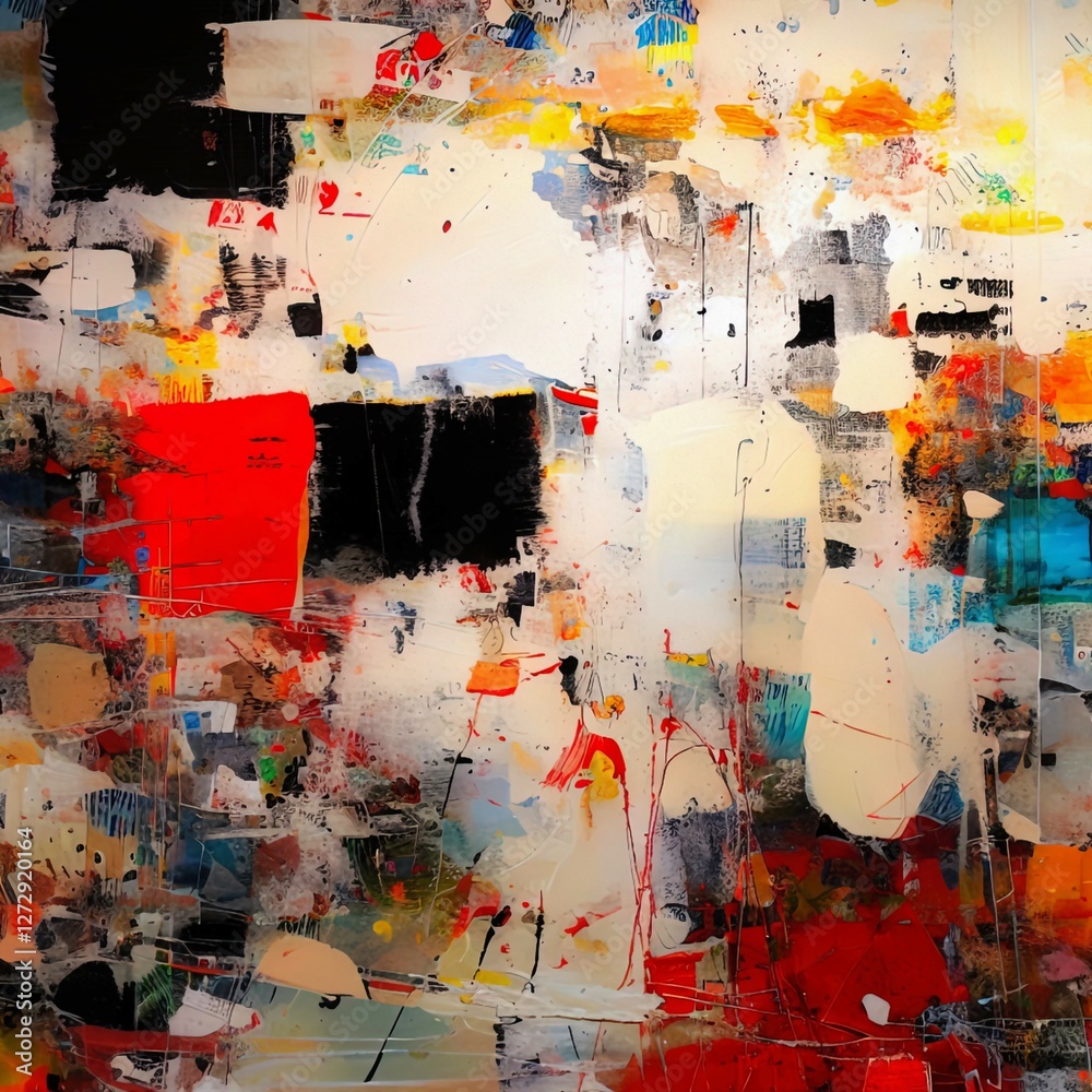 Fototapeta premium Abstract Expressionism Composition Backgrounds