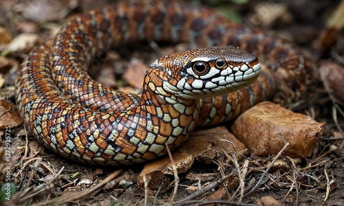 Hispaniolan Boa Chilabothrus or Epicrates Striatus photo