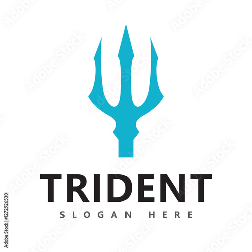 Trident Logo Template vector illustration