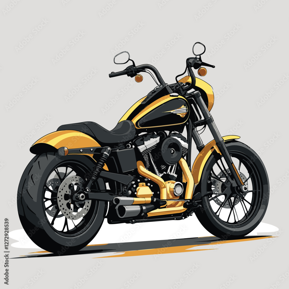 Fototapeta premium motorbike vector for graphic design
