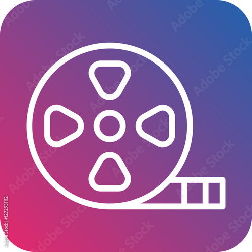 Film Reel Icon Style