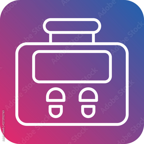 Pedometer Icon Style