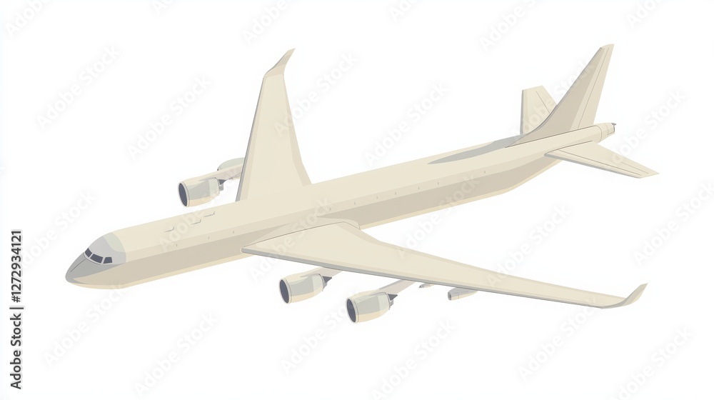 Airplane design showcase digital format modern environment aerial view aviation concept Airplane design showcase digital format modern environment aerial view aviation concept