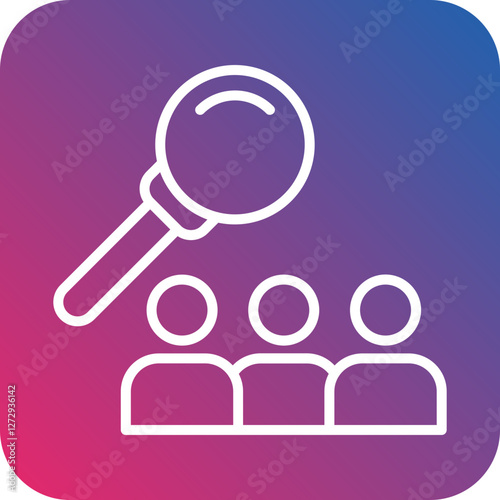 Hiring Staff Icon Style