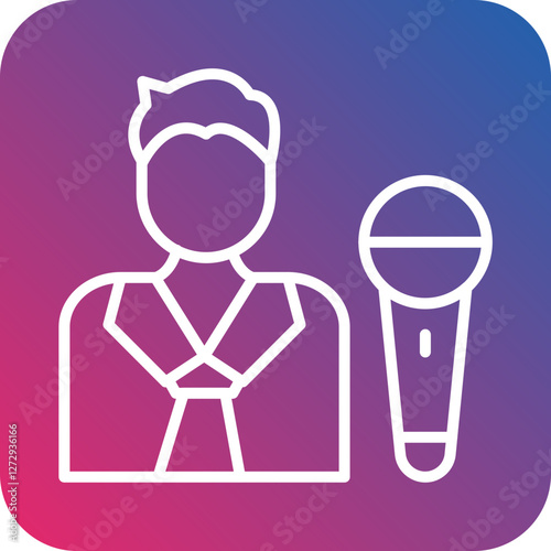 Host Male Icon Style