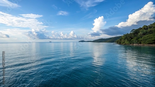 calm waters of the gulf of thailand photo