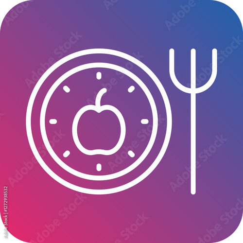 Eating Quickly Icon Style