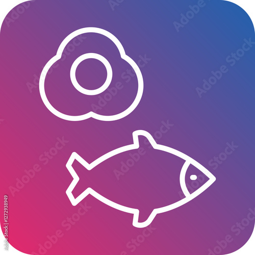 Keto Diet Icon Style