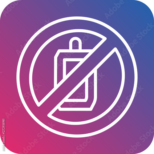 No Liquid Calories Icon Style