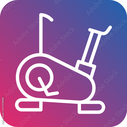 Bicycle Simulator Icon Style