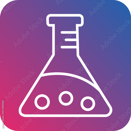Volumetric Flask Icon Style
