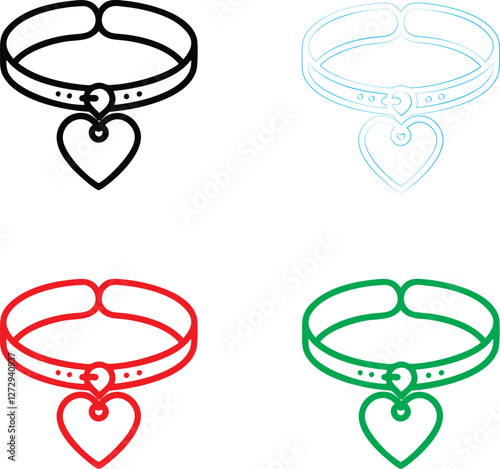 Simple icon set, hand holding pen, writing document, minimalist design, black and white, red and green variations, line drawing style, business concept, note-taking illustration, contract signing symb