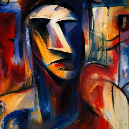Expressionism Portrait Abstract Overlays