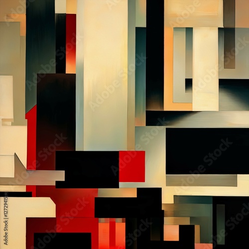 Minimalist Geometric Patterns Abstract Overlays