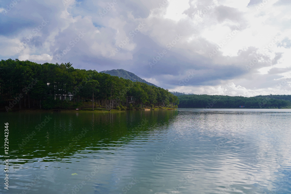 afternoon at Tuyen Lam lake afternoon at Tuyen Lam lake