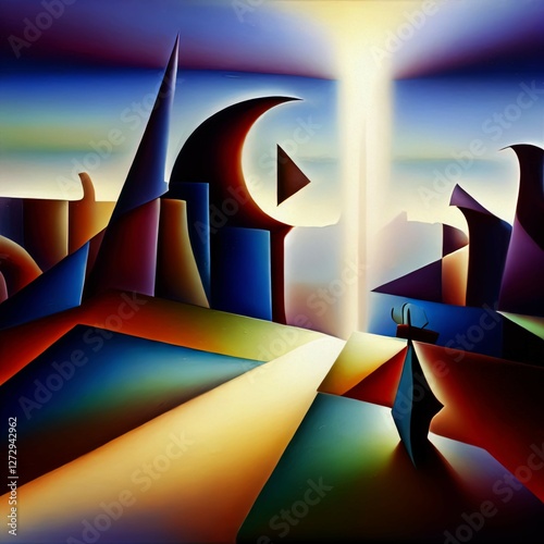 Surrealism Fantastical Landscapes Backgrounds