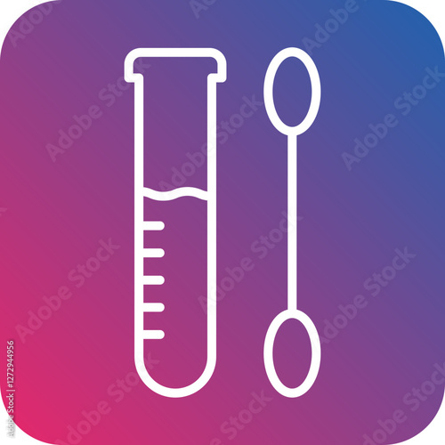 Swab Test Icon Style