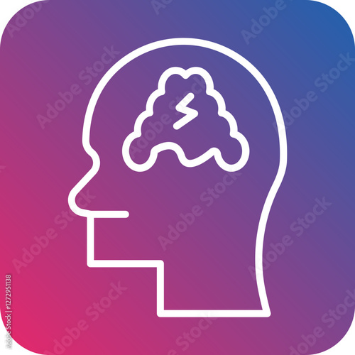 Schizophrenia Icon Style