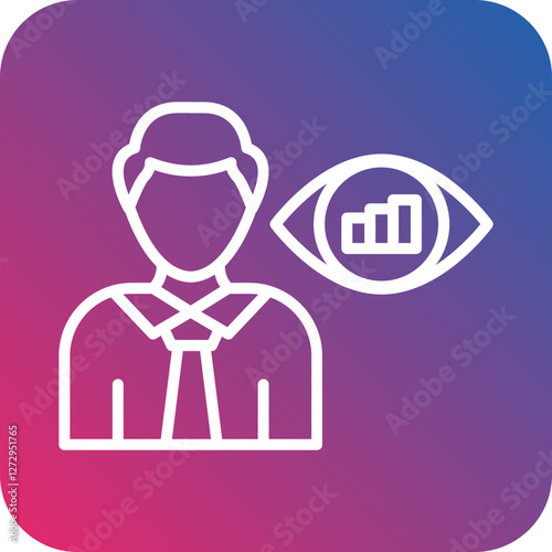 Business Vision Icon Style