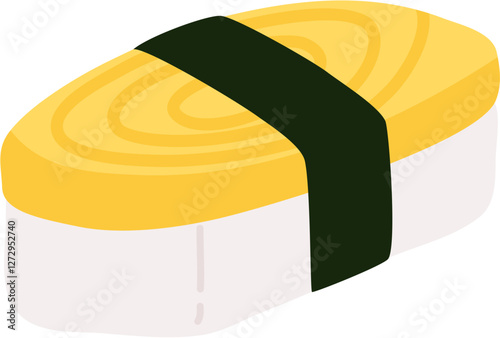Tamago sushi Japanese food