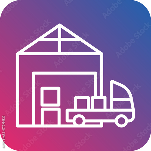 Warehouse Icon Style