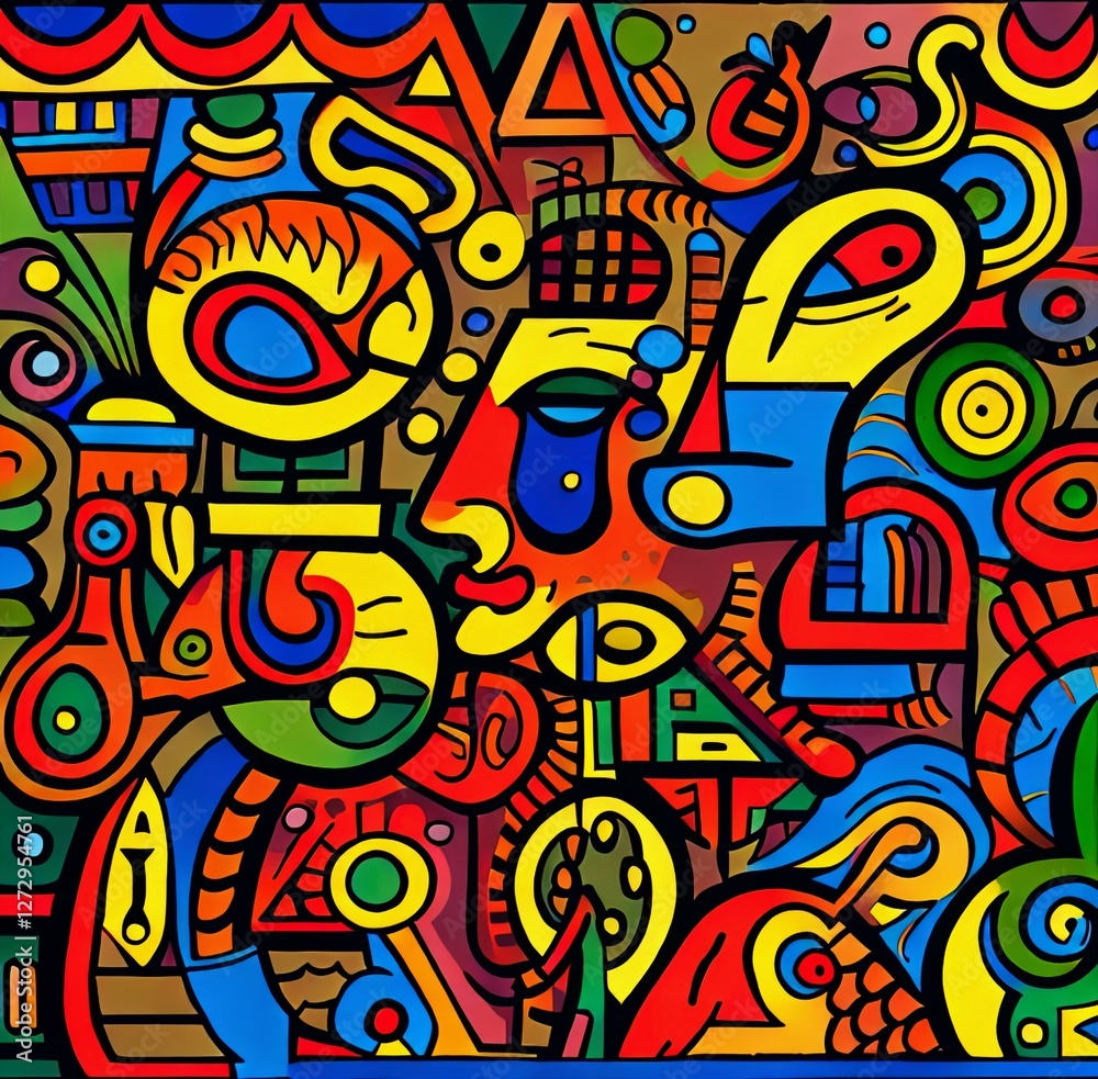 Psychedelic Neotribal Symbolic Artistic Abstract Overlays Psychedelic Neotribal Symbolic Artistic Abstract Overlays