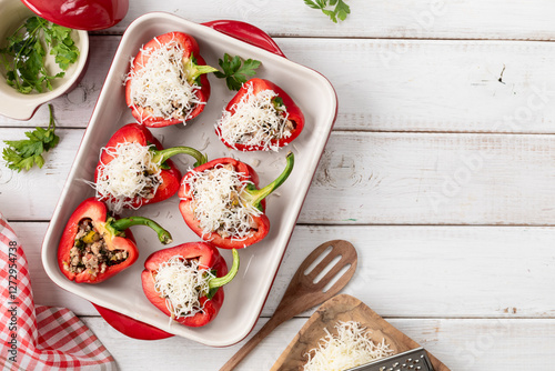Easy Stuffed Peppers With Ground Turkey