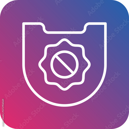 Ultra Violet Fabric Icon Style