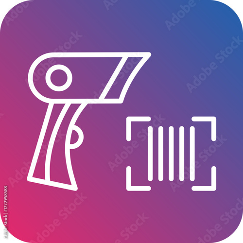 Barcode Reader Icon Style