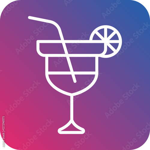 Cocktail Icon Style