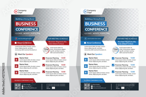Modern Business flyer card design 