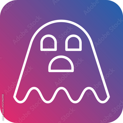 Sad Ghost Icon Style
